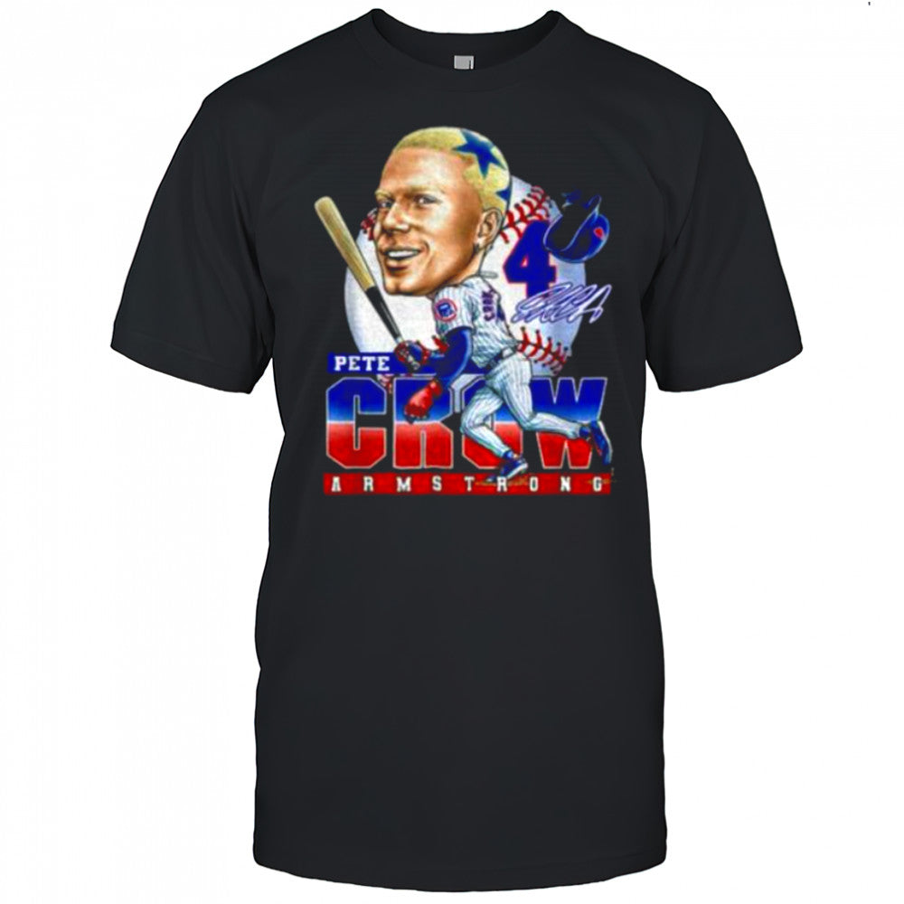 Pete Crow Armstrong Chicago Baseball cartoon big head MLB 2025 signature shirt