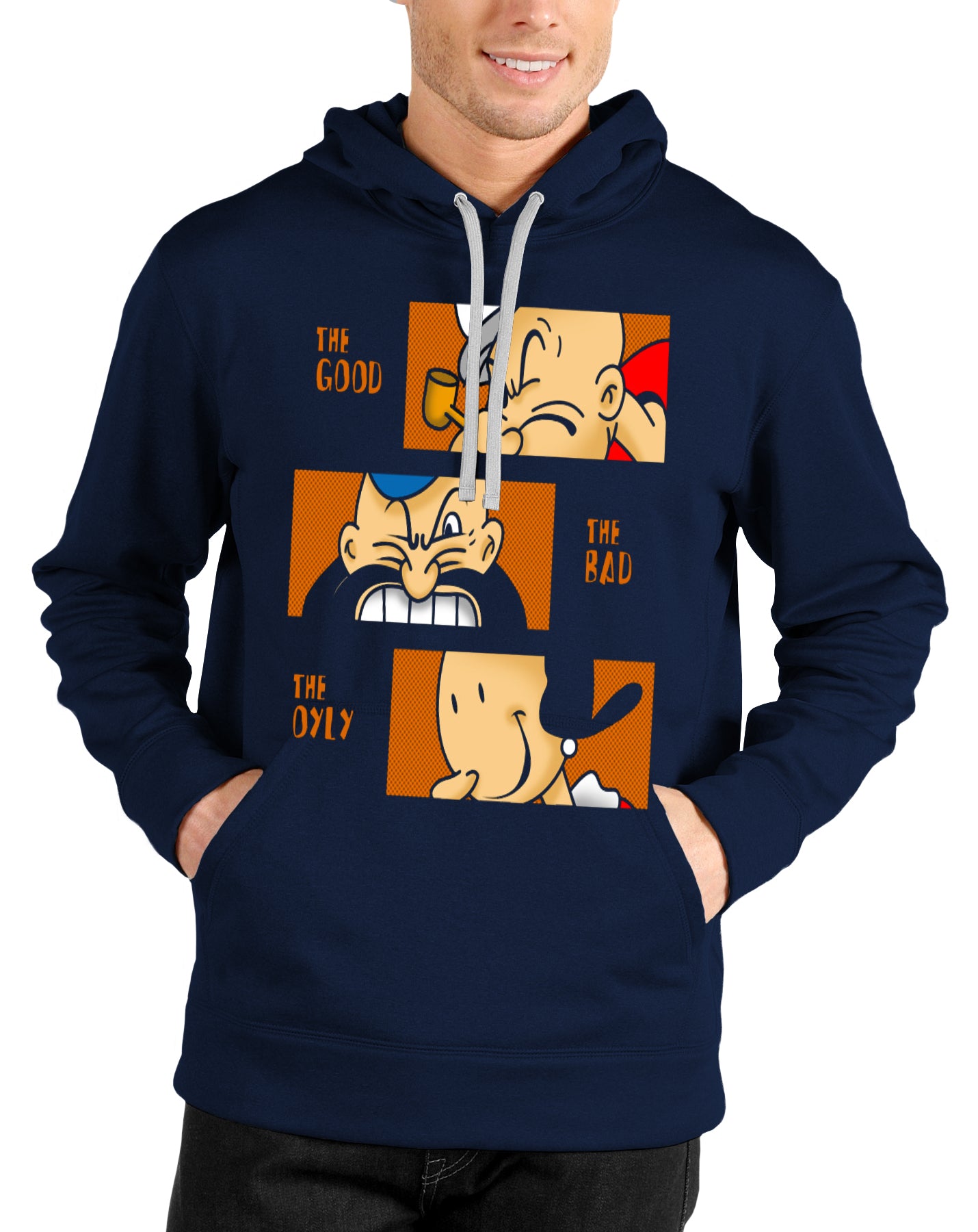 Popeye Black T-Shirt