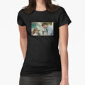 "Jim and Pam - THE OFFICE" Fitted T-Shirt for Sale by danielasmerch