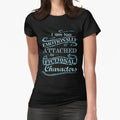 "I am too emotionally attached to fictional characters #2" Fitted T-Shirt for Sale by FandomizedRose