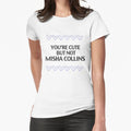 "Cute but not Misha Collins - liferuiner 01" Fitted T-Shirt for Sale by downeymore