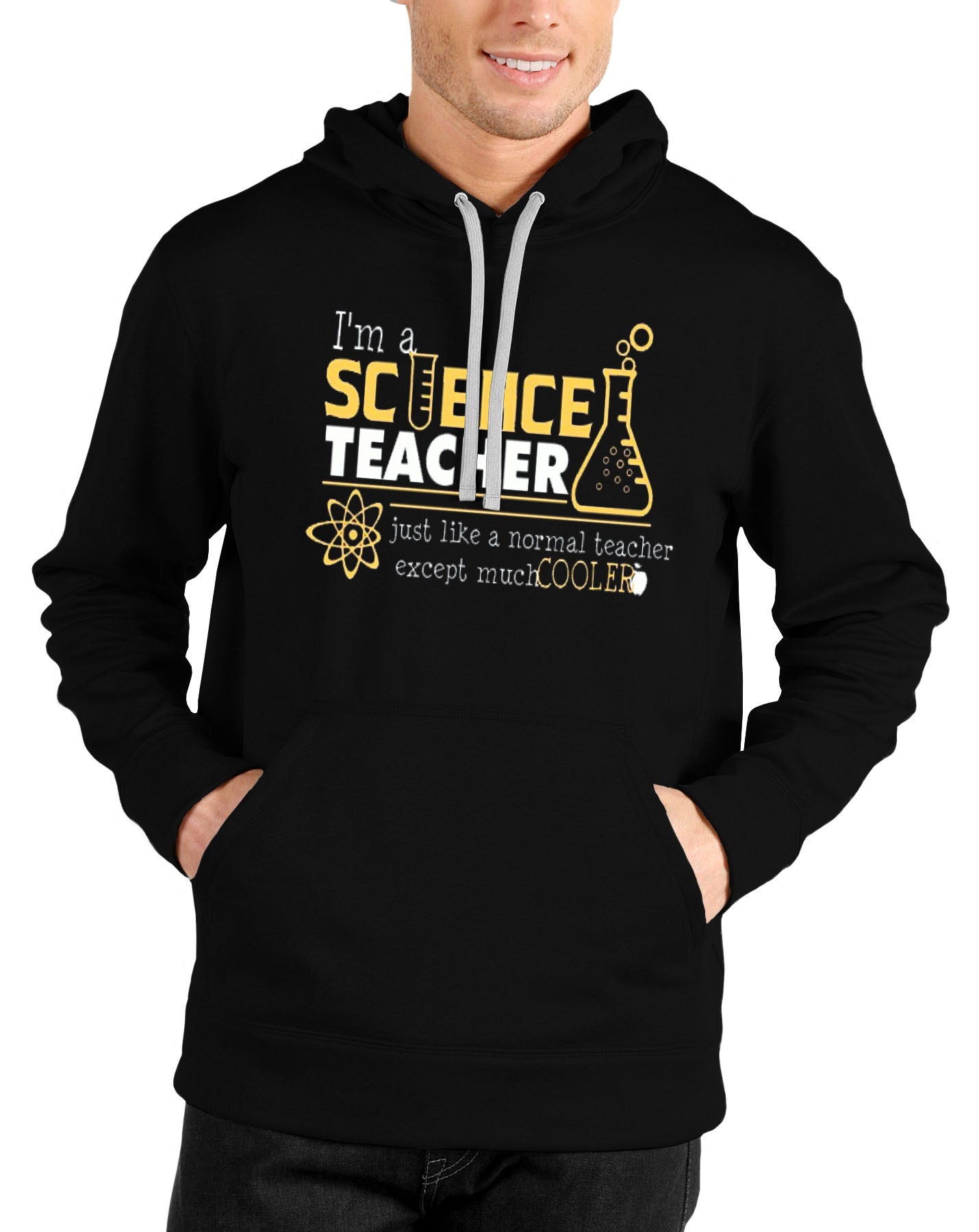 Science Teacher Black Hoodie