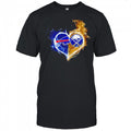 Smoke heart Buffalo Bills and Buffalo Sabres shirt