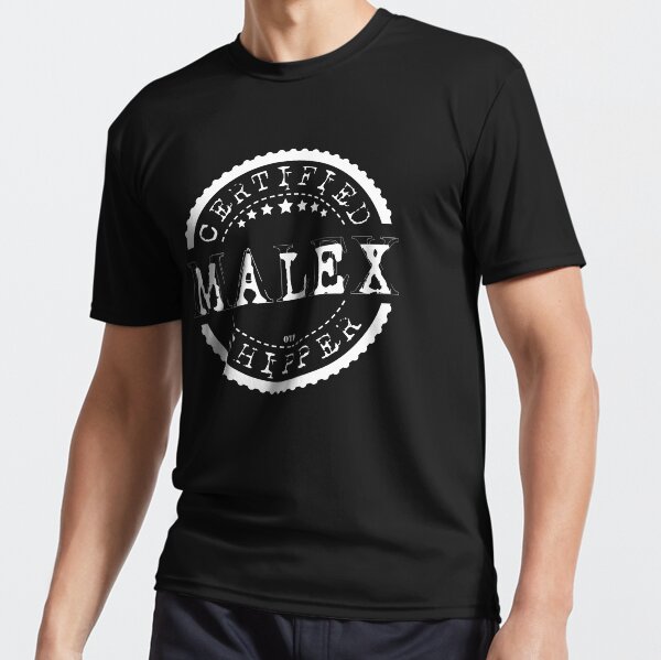 "Certified Malex Shipper (White Stamp)" Active T-Shirt for Sale by AlexVR
