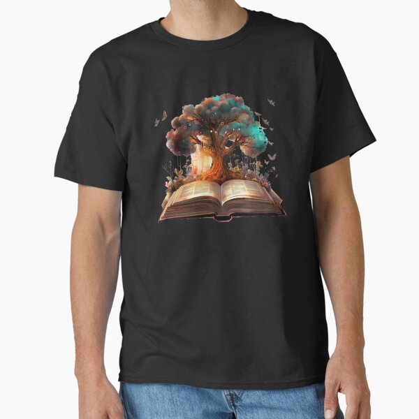 "Bookish Whispers Art for Bibliophiles" Classic T-Shirt for Sale by GuGus1337