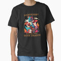 "Bookworm? No! Book Dragon!" Classic T-Shirt for Sale by tatadonets