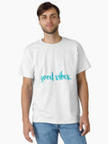 good vibes trendy free spirit laptop sticker sorority Classic T Shirt T Shirt Aesthetic Fit Top Rated Design