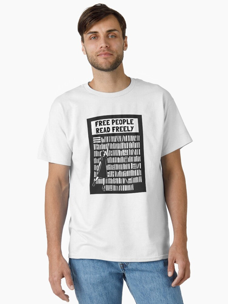 Free People Read Freely Classic T Shirt T Shirt Best Seller Look Fan Favorite
