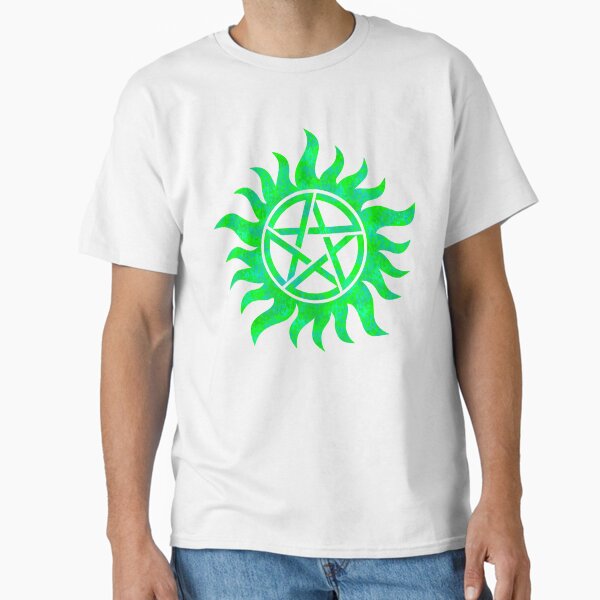 "Green Anti-Possession Symbol (White)" Classic T-Shirt for Sale by DeanGirlPrints