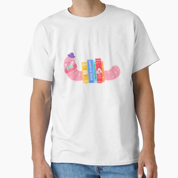 "Book Worm " Classic T-Shirt for Sale by InkyDinky101