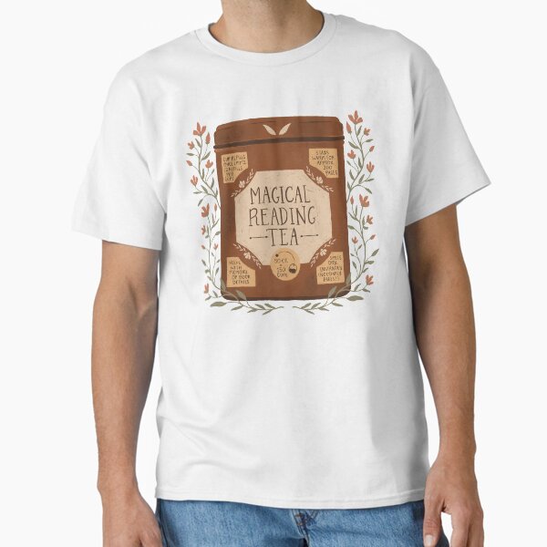 "Magical Reading Tea" Classic T-Shirt for Sale by ohjessmarie