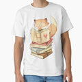 "Book Lover" Classic T-Shirt for Sale by mikekoubou