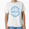 "Certified Destiel Shipper (Blue Stamp)" Classic T-Shirt for Sale by AlexVR