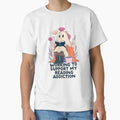 "Book Ghost – Funny Reading Addiction " Classic T-Shirt for Sale by jess1586