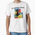 "Mystery writers and FBI lists" Classic T-Shirt for Sale by Petthecatshop