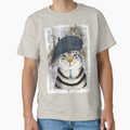 "Charming French Cat in Paris. Perfect for cat lovers." Classic T-Shirt for Sale by timelessfancy