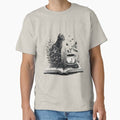 "Cats with books and coffee" Classic T-Shirt for Sale by UrbanHedgehog