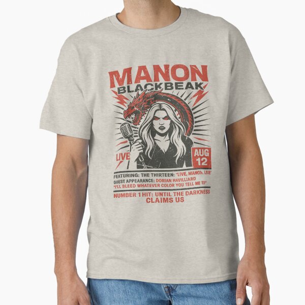 "Manon Blackbeak - Throne of Glass Sarah J Maas fantasy book lover" Classic T-Shirt for Sale by SanmanthaHoW