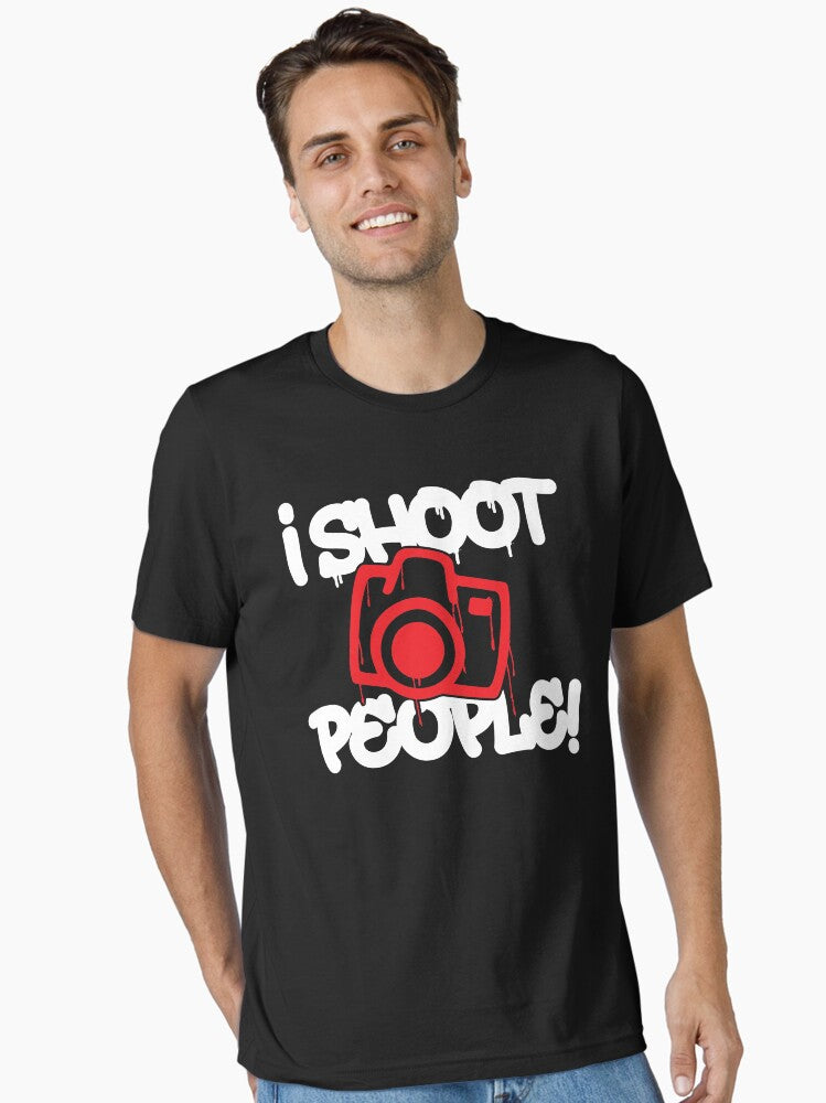 I shoot people Essential T Shirt T Shirt Aesthetic Fit Top Rated Design