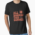 "All Booked This Summer Funny Reading Lover" Essential T-Shirt for Sale by Jadiantukora