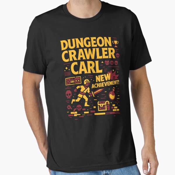 "New Achievement Dungeon Crawler Carl" Essential T-Shirt for Sale by olsonyvykteresa