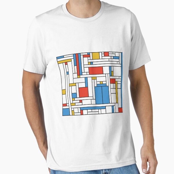 "Mondrian Who" Essential T-Shirt for Sale by StudioFibonacci