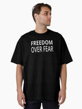 Frteedom Over Free Text Oversized T Shirt T Shirt Best Seller Look High Search Demand