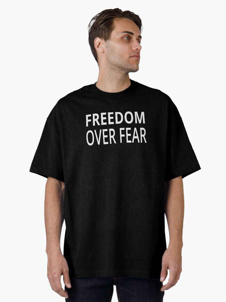 Frteedom Over Free Text Oversized T Shirt T Shirt Best Seller Look High Search Demand