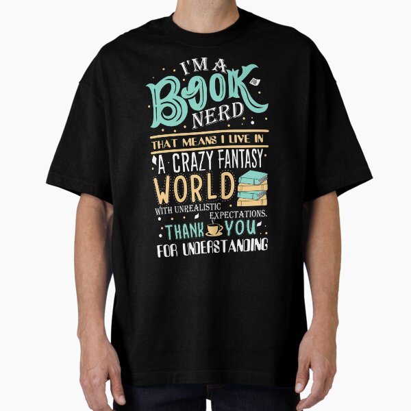"Book Nerd" Oversized T-Shirt for Sale by KsuAnn