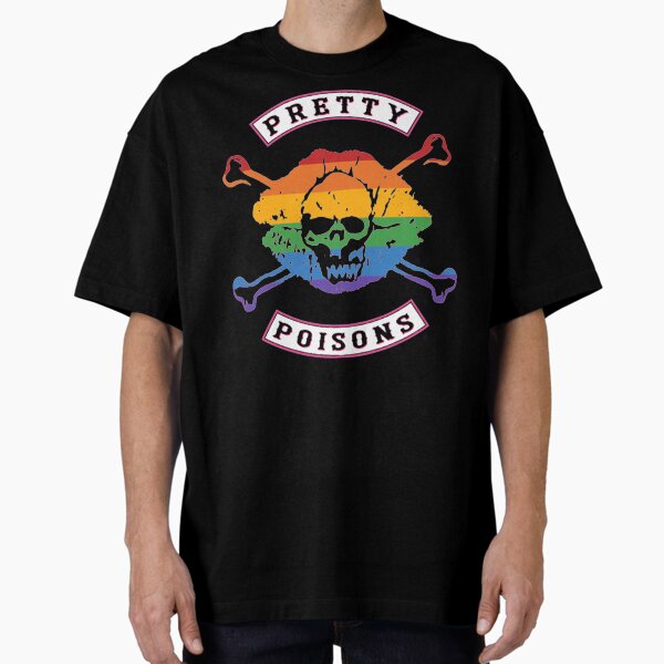 "Pretty Poisons "Pride" Logo" Oversized T-Shirt for Sale by capncharlie