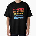 "Introverted but willing to discuss Leverage: Redemption" Oversized T-Shirt for Sale by nipsday