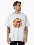 feeling good sticker Oversized T Shirt T Shirt Premium Quality Daily Comfort Wear