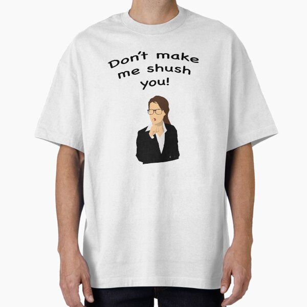 "Don't make me shush you! (Literary Humour)" Oversized T-Shirt for Sale by ThatsNovelGifts