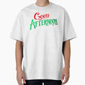 ""Good Afternoon!" from "Spirited" (Red and Green Graphic)" Oversized T-Shirt for Sale by fabulissa