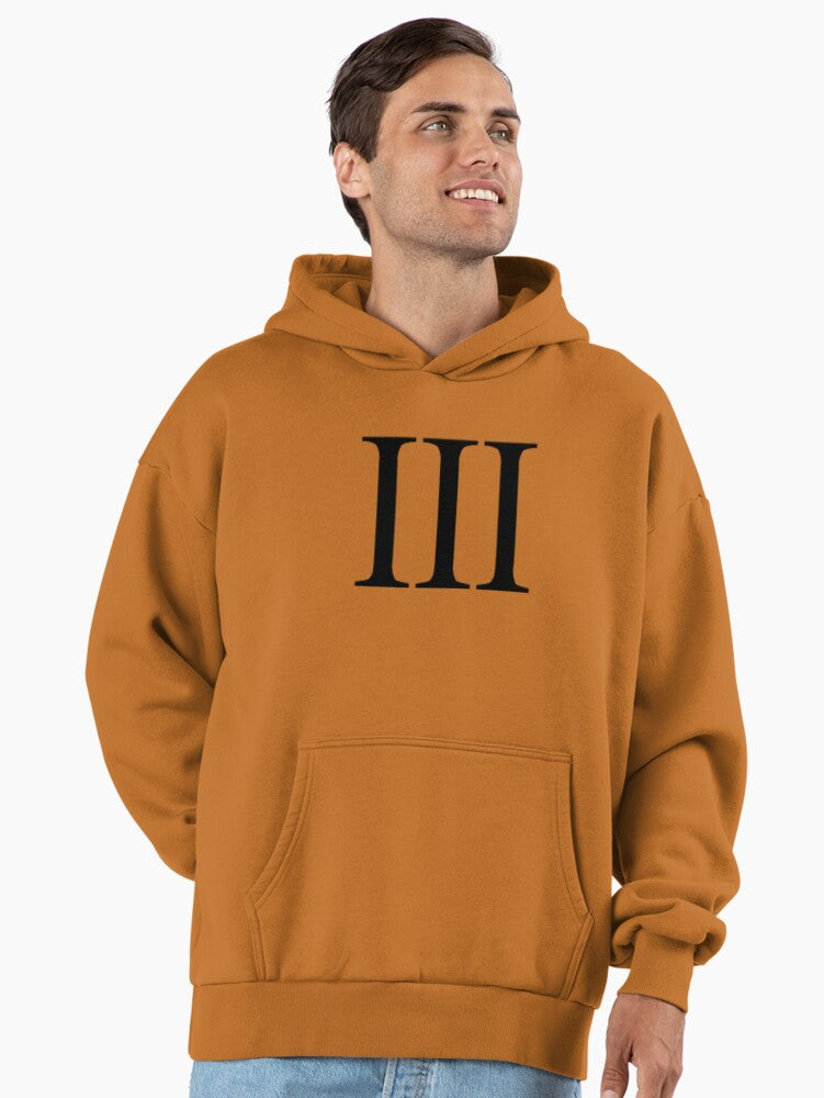 Roman Number Premium Oversized Hoodie Hoodie Gift Ready