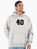 40 forty black soccer league Premium Oversized Hoodie Hoodie Clean Design