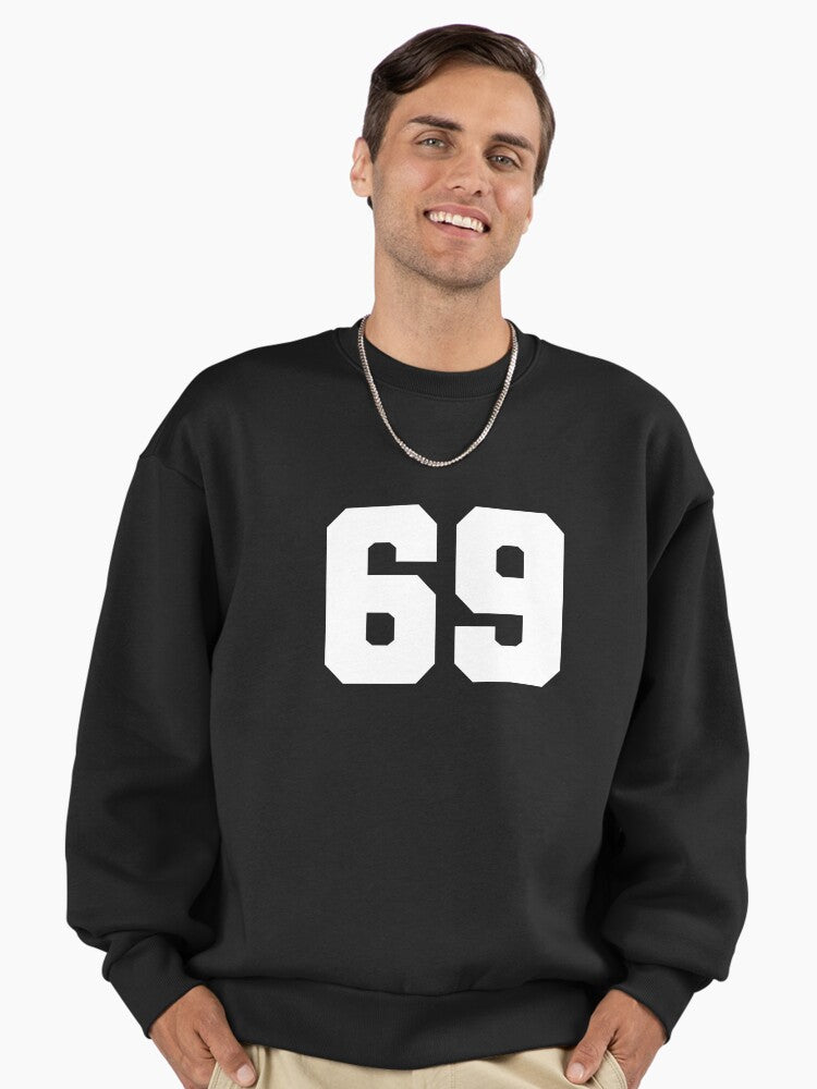69 sixty nine white soccer league Premium Oversized Sweatshirt T Shirt US Market