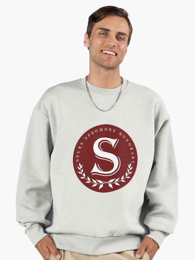 SPURS SOPHOMORE HONORARY CREST Premium Oversized Sweatshirt T Shirt Premium Print