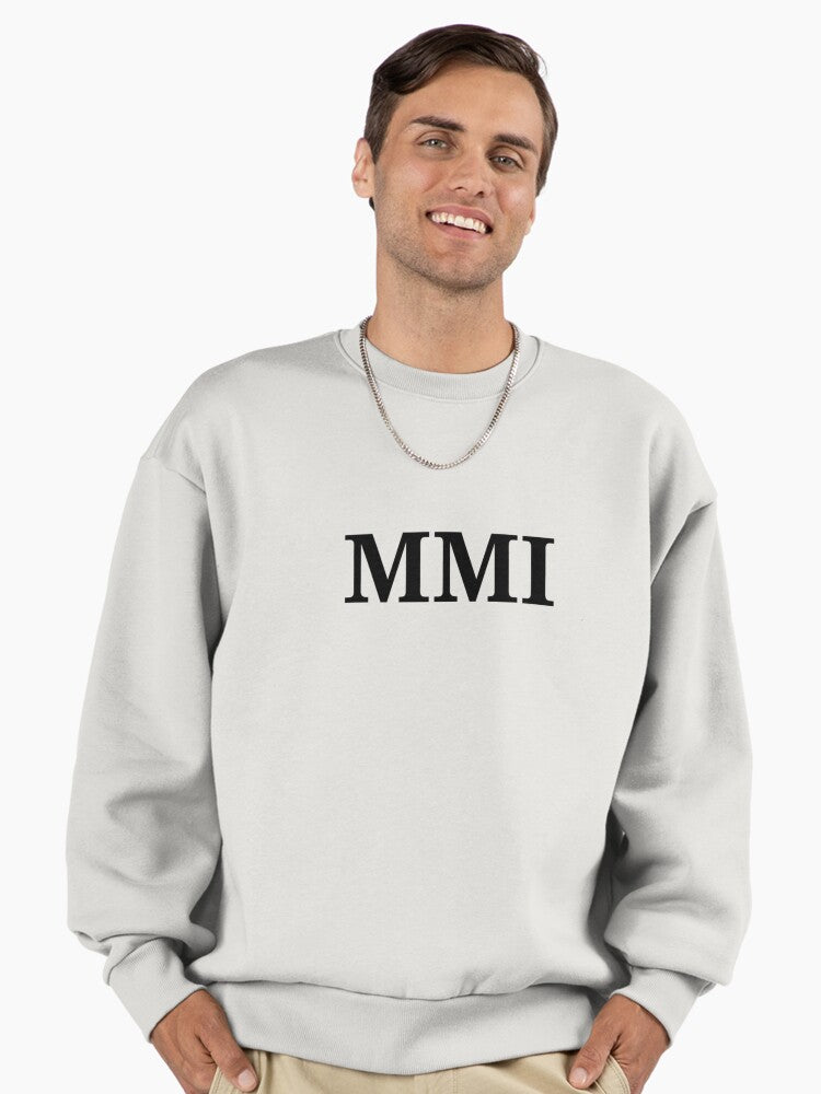 2001 Roman Numeral Premium Oversized Sweatshirt T Shirt US Market