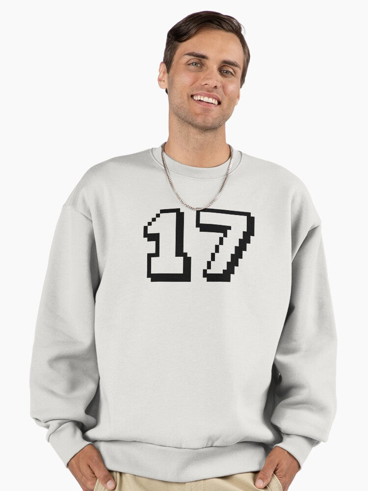 17 seventeen white retro video up Premium Oversized Sweatshirt T Shirt Gift Ready