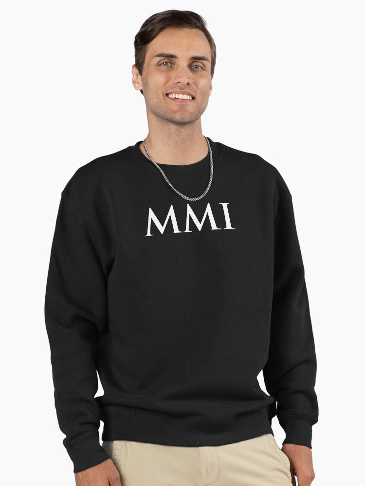 2001 MMI Roman Numeral Pullover Sweatshirt T Shirt US Market