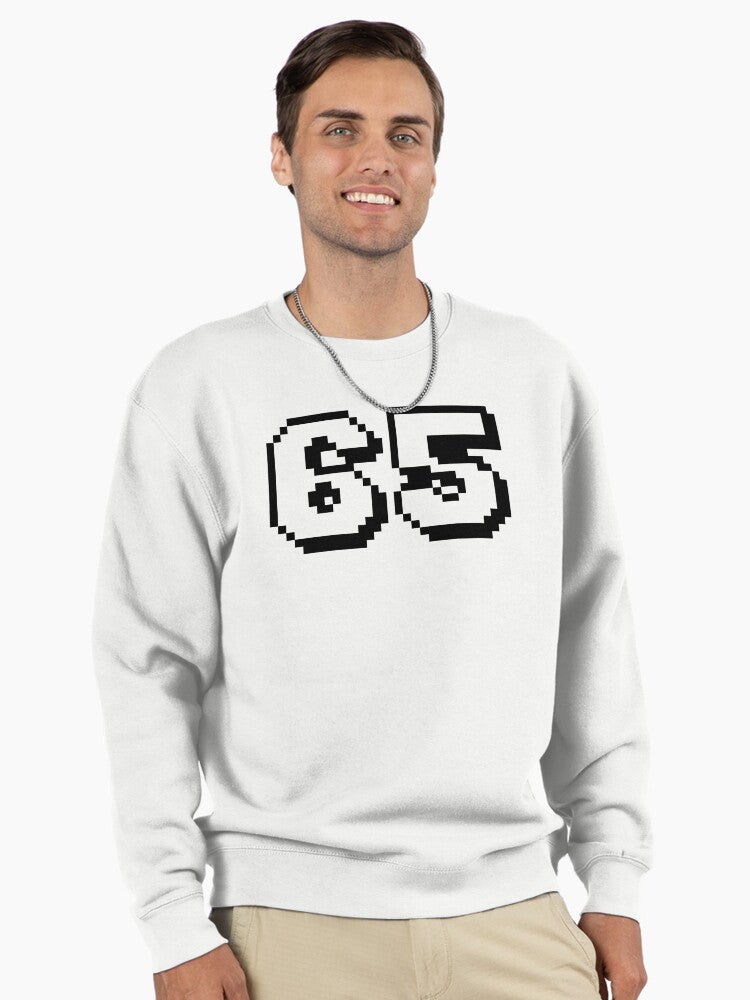 65 sixty five white retro video up Pullover Sweatshirt T Shirt Gift Ready