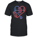 Stethoscope Heartbeat Boston Red Sox Shirt