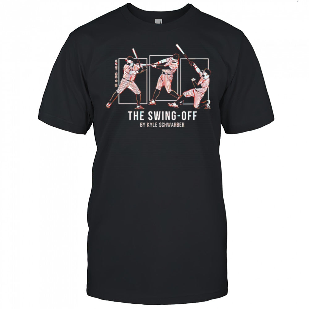 The Swing off By Kyle Schwarber baseball shirt