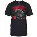 Tommy Mendyke 28 Rutgers Scarlet Knights Lacrosse NCAA Division I Portrait t shirt