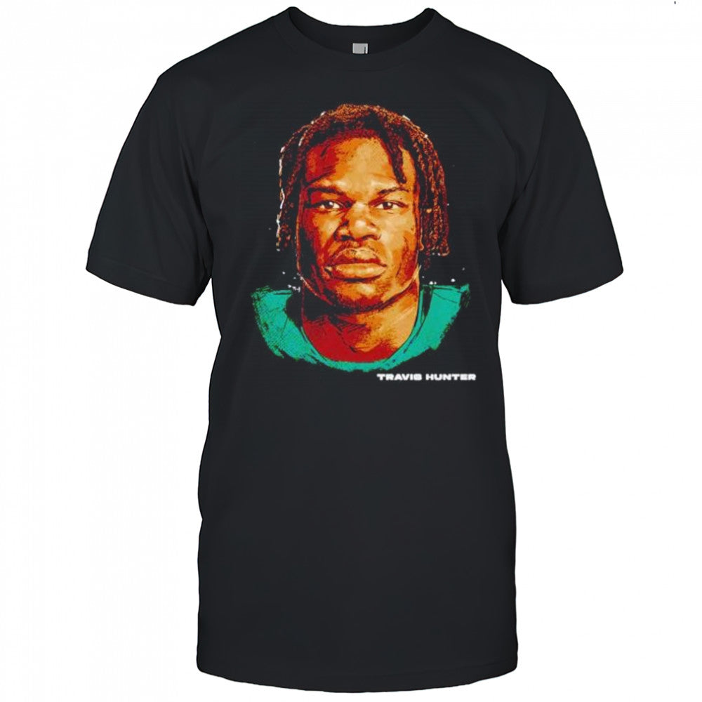 Travis Hunter Jacksonville Jaguars portrait shirt