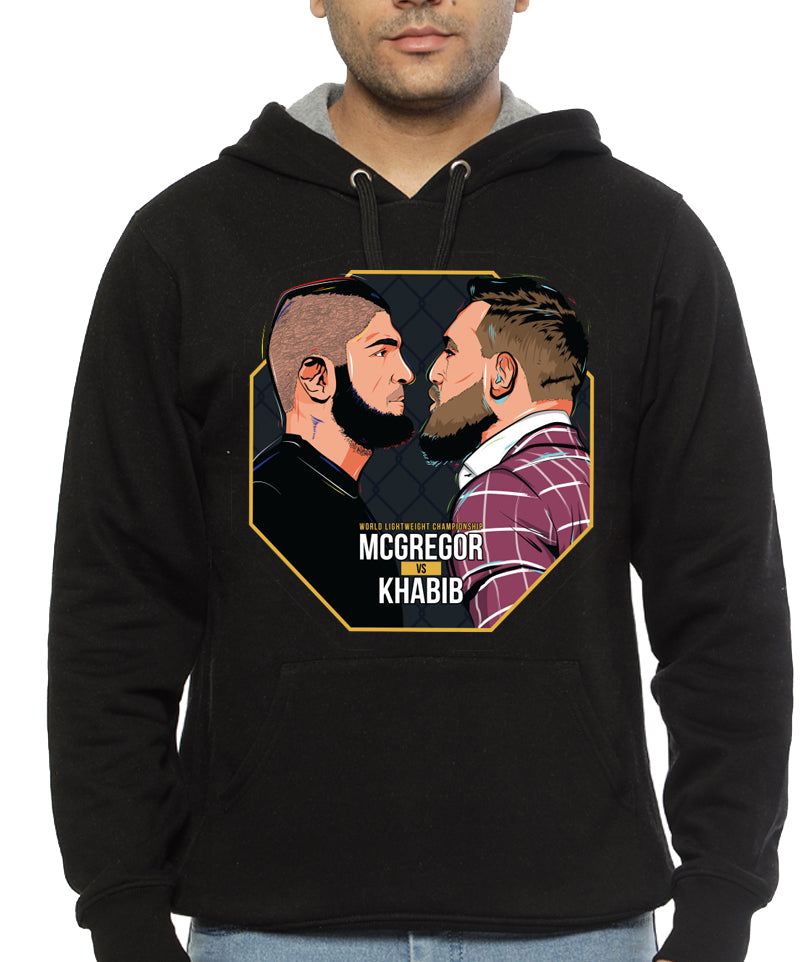 Mcgregor Vs. Khabib Black Hoodie