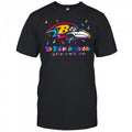 We believe in miracles fight cancer in all colors Baltimore Ravens football shirt