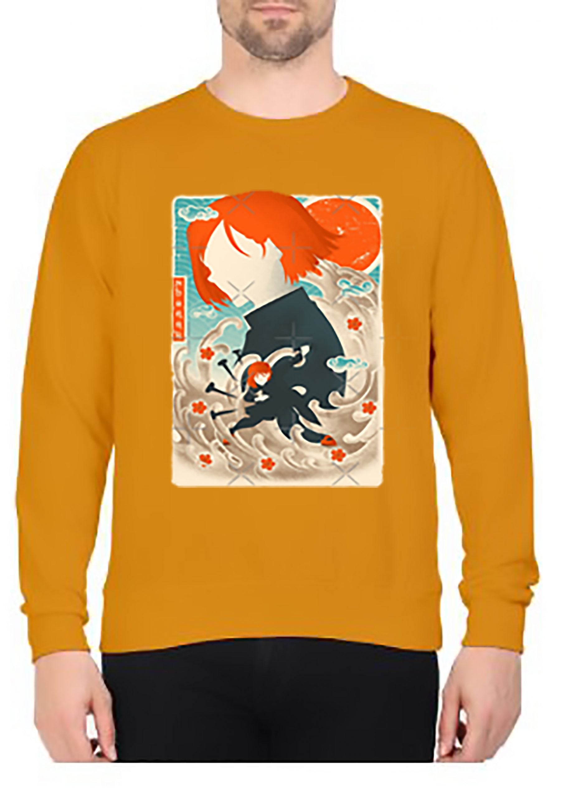 Jujutsu kaisen  Yellow Sweatshirt